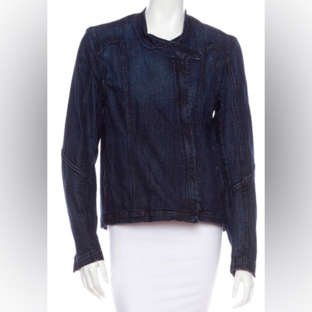 EUC Helmut denim moto jacket